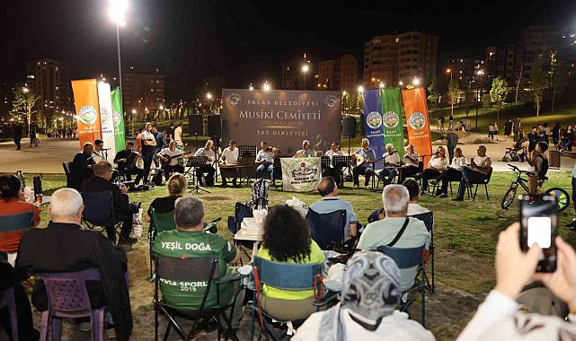 Talas Millet Bahçesi'nde keyifli bir akşam daha