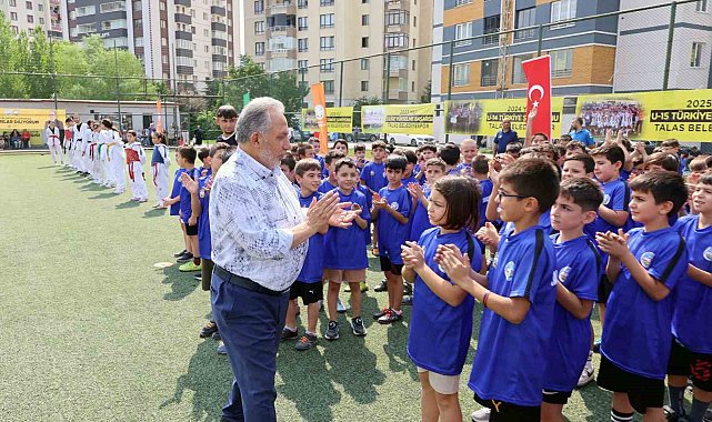 Talas'ta yaz spor okulu görkemli finalle tamamlandı