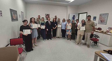 Tekirdağ Şehir Hastanesi Gebe Okulu'nda anne adayları doğuma hazırlanıyor