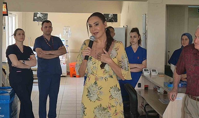 Tekirdağ'da diyaliz hastalarına zihinsel egzersiz desteği: Hastalara Şenkal sürprizi