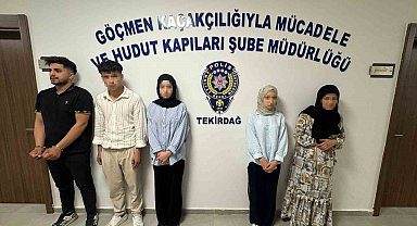 Tekirdağ'da düzensiz göçmen operasyonu