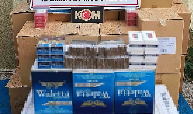 Tekirdağ'da kaçak makaron operasyonu: 2 gözaltı