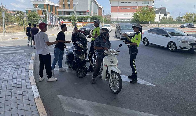 Tekirdağ'da motosiklet denetimleri