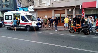 Tekirdağ'da motosiklet ile otomobil çarpıştı: 1 yaralı