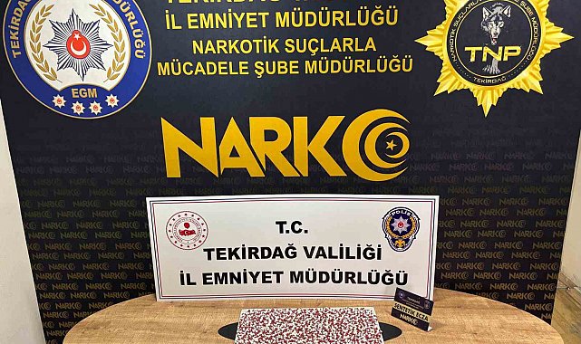 Tekirdağ'da zehir tacirlerine ağır darbe: 6 tutuklama