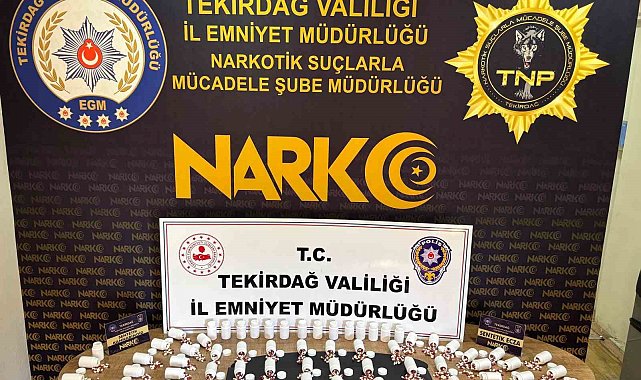 Tekirdağ'da zehir tacirlerine yönelik operasyon: 6 kişi tutuklandı