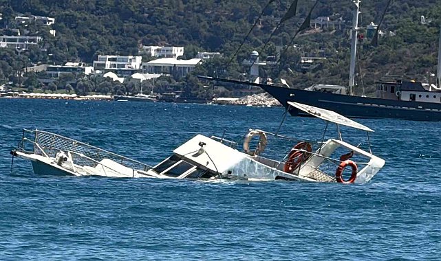 Torba koyunda ahşap tekne battı