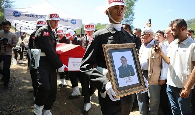 Trafik kazasında ölen uzman çavuş, memleketinde toprağa verildi