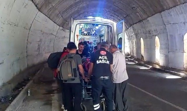 Tunceli'de tünelde kaza: 1 yaralı