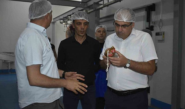 Turşu fabrikası ve et entegre tesisi denetlendi