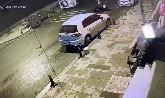 Ümraniye'de motosiklet hırsızlığı