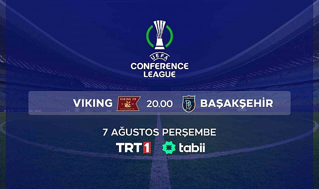 Viking - Başakşehir eleme heyecanı canlı yayınla TRT 1'de