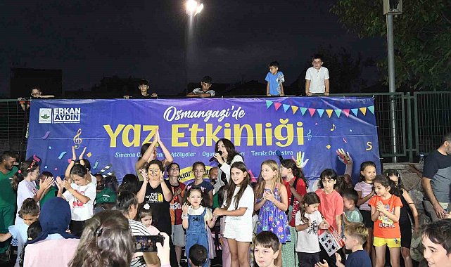 Yaz etkinliklerinde çocuklar ve aileler doyasıya eğlendi