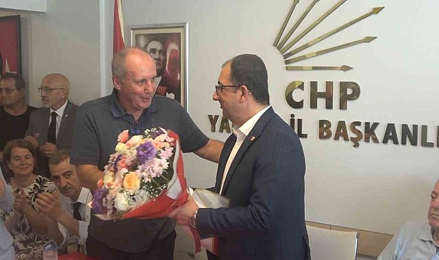 Yeniden CHP'ye katılan Muharrem İnce'den Yalova İl Teşkilatı'na ziyaret