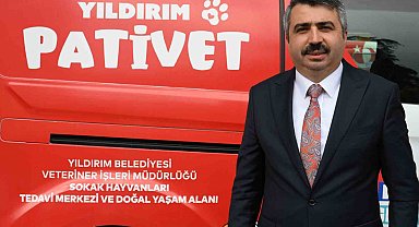 Yıldırım'da patili canlara mobil hizmet