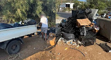 Zabıta ekiplerinden çevreyi kirletenlere ceza