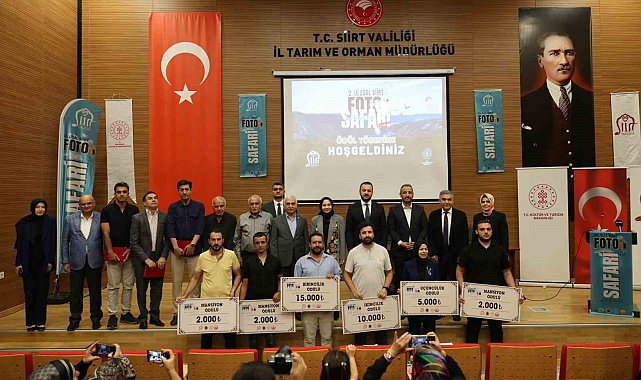 2. Ulusal Siirt Foto Safari Fotoğraf Yarışması ödül töreniyle sona erdi