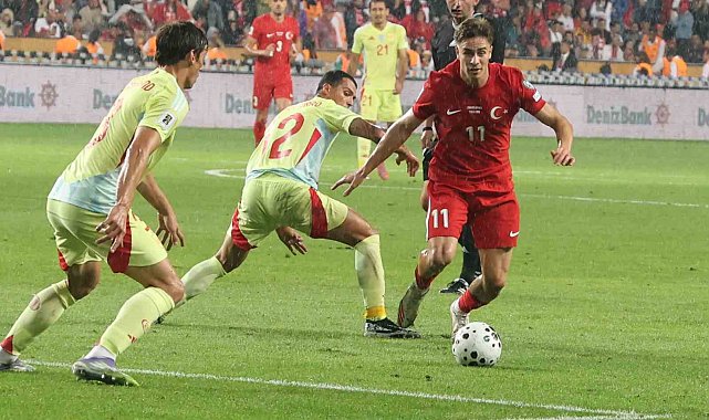 2026 Dünya Kupası Avrupa Elemeleri: Türkiye: 0 - İspanya: 6