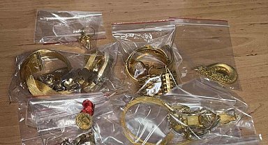 43 bin Euro değerinde altın yakalandı