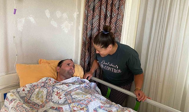 7 yıldır yatağa bağımlı eşine bakan kadına evden tahliye şoku