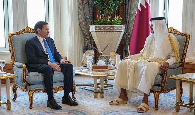 ABD Dışişleri Bakanı Rubio, Katar Emiri Al-Thani ile bir araya geldi