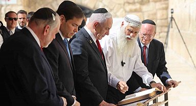 ABD Dışişleri Bakanı Rubio, Netanyahu ile Ağlama Duvarı'nda