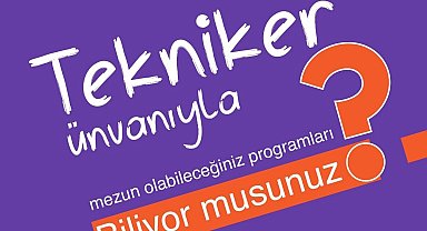 Açıköğretim Fakültesi, mezunlarına tekniker ünvanı ile geniş kariyer imkanı sunuyor
