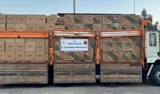 Adana'da 5,5 milyon sahte bandrollü makaron ele geçirildi: 2 gözaltı