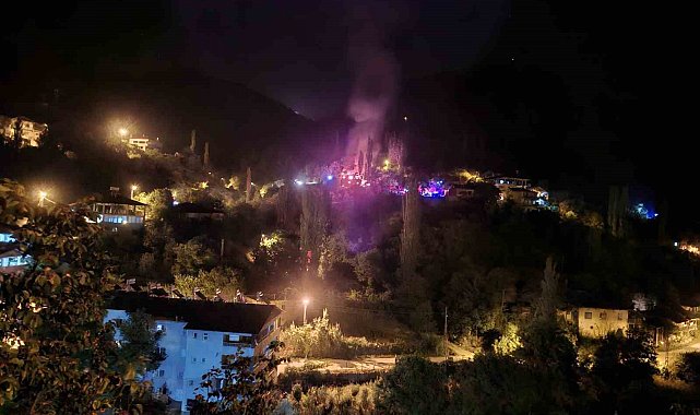 Adana'da evde çıkan yangında anne ve oğlu yaralandı