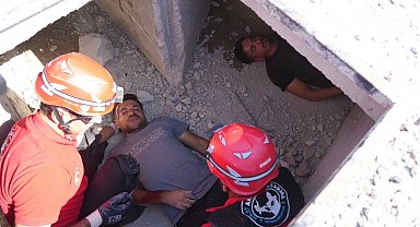 Adıyaman Belediyesi'nden gerçeği aratmayan deprem tatbikatı