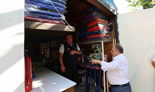 AFAD heyetinden Talas Belediyesi'nin örnek projesine yerinde inceleme
