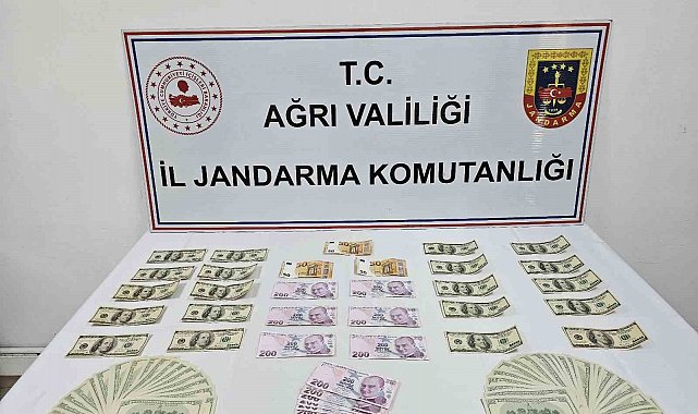 Ağrı'da sahte para operasyonu: 1 gözaltı