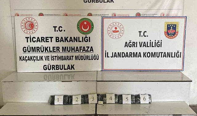 Ağrı'da tırın dorsesinde uyuşturucu ele geçirildi