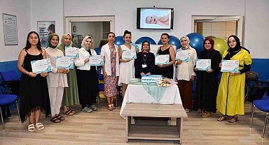 Alanya'da gebe okulu eğitimlerine devam ediyor