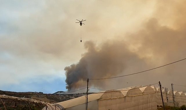 Alanya'daki orman yangını yeniden alevlendi
