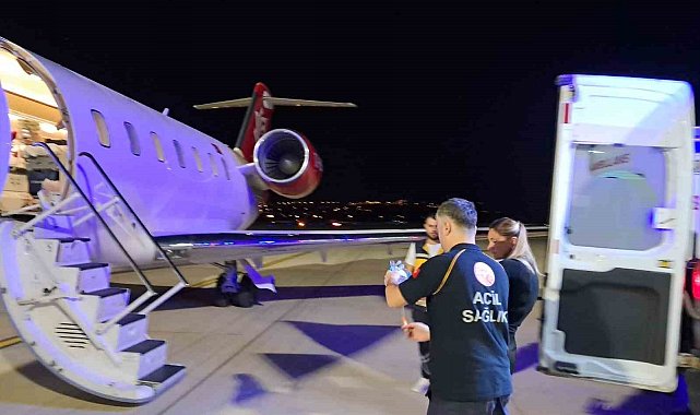 Ambulans uçak 4 buçuk aylık bebek için havalandı