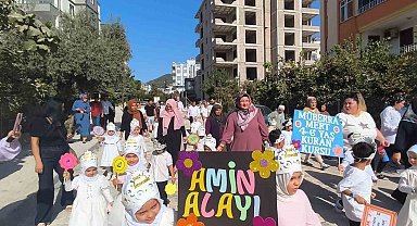 Anamur'da minikler Kur'an yolculuğuna başladı