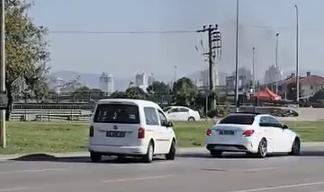 Anayolda geri geri ilerledi, kazaya karıştı olay yerinden böyle kaçtı