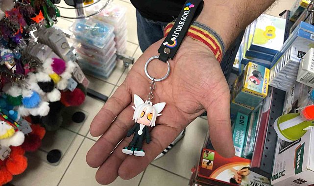 Animasyon karakterli anahtarlıklar gençlerin ilgi odağı