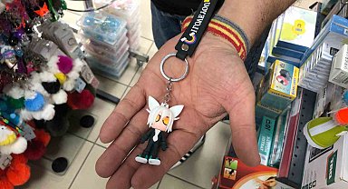 Animasyon karakterli anahtarlıklar gençlerin ilgi odağı