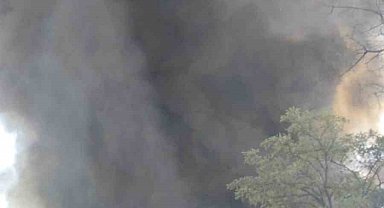 Ankara'daki geri dönüşüm fabrikasında yangın