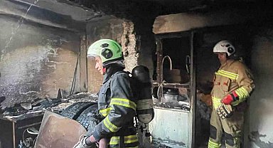 Antakya'da müstakil evde yangın çıktı
