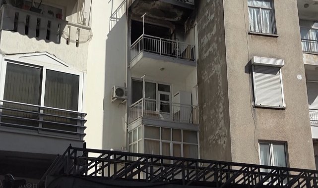 Antalya'da apartman dairesinde yangın: 1 yaralı