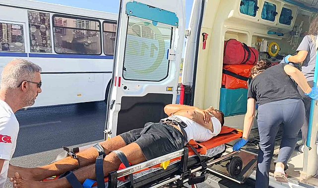 Antalya'da tır ile çarpışan bisikletli yaralandı