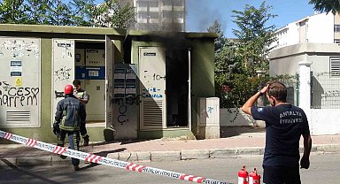Antalya'da trafoda yangın