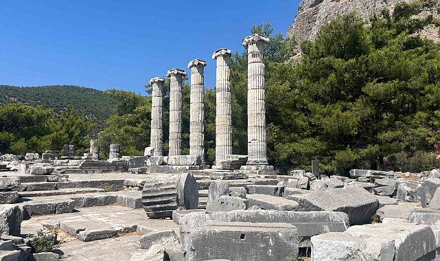 Antik Kent Priene'nin kalıcı dünya miras listesine girmesi için kararlı adımlar atılıyor
