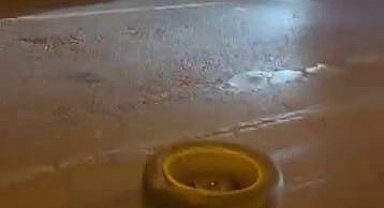 Aracın tekeri yola fırladı, zincirleme kazada 3 kişi yaralandı