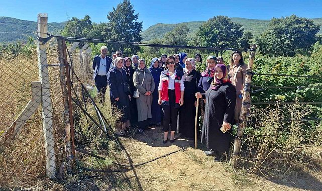 Aslanapa'da kadın çiftçiler için teknik gezi düzenlendi