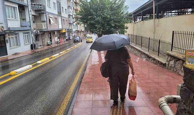 Aydın 4 ay sonra yağmur yüzü gördü