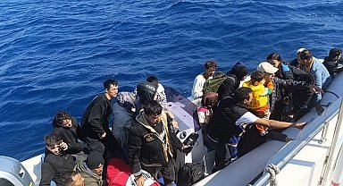 Aydın'da 26 düzensiz göçmen kurtarıldı
